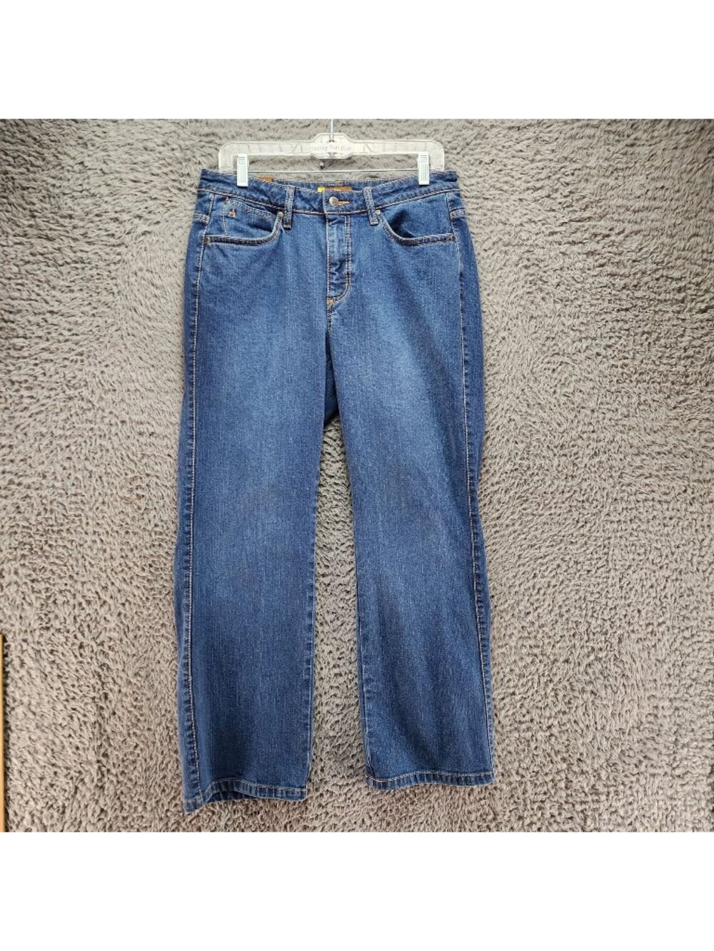 Wrangler Jeans Womens 8 Short Aura Blue Stretch Denim Bootcut